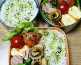 お弁当に❣魚肉ソーセージと菜花の炒め物♡作り方3写真