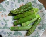 アスパラのベーコン巻きならトースターで作り方1写真