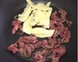 筍と牛肉の甘辛ひやむぎ作り方3写真