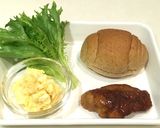 ［照り焼きチキン 卵サラダ サンド］作り方2写真
