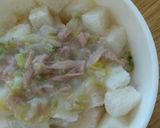 離乳食後期ツナとキャベツのクリームパン粥作り方5写真