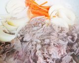 具だくさんのお家で作るあんかけ揚げそば作り方3写真