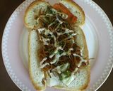 おいしいよ♪　トーストで焼きそばパン作り方4写真