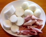 大根、鳥手羽、ゆで卵の煮付け^_^作り方4写真
