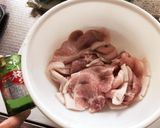 簡単！豚肉と梅ダレさっぱり焼き！作り方1写真