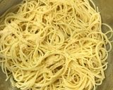 自家製！からすみパスタツナバター醤油味作り方3写真
