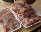 ダッチオーブンで作るアジアン鶏めし！作り方1写真
