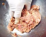 ボリューム満点!ハンバーグ挟みトンカツ作り方1写真