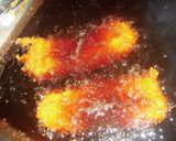 ボリューム満点!ハンバーグ挟みトンカツ作り方4写真