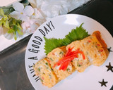 大葉と紅生姜の卵焼き！作り方5写真