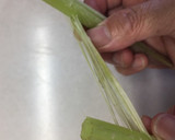 フキの下処理と和だしカレー風味作り方1写真