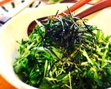 速攻完成☆豆苗のねばねばサラダ作り方4写真
