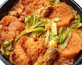 野菜Jで～春キャベ鯖カレーパンリゾット❁作り方9写真