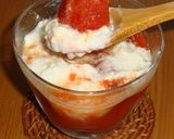 寒天野菜ジュースXヨーグルト=最強パフェ作り方4写真