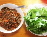 ひき肉のレタス巻き^_^作り方9写真