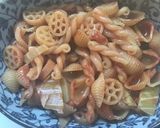 マカロニ野菜ジュース入りグラタン作り方4写真