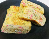 お好み風☆紅しょうがと青のりの玉子焼き作り方4写真