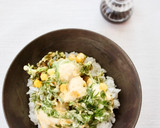 たれが旨い！ささみと人参葉のかき揚げ丼作り方6写真
