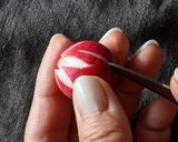 ラディッシュの飾り切り◎簡単♪作り方13写真