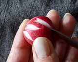 ラディッシュの飾り切り◎簡単♪作り方14写真