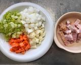 簡単！野菜ジュースでミネストローネ作り方1写真