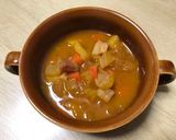 簡単！野菜ジュースでミネストローネ作り方4写真