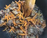 ウズベキスタン♡そば米の牛肉ご飯プロフ作り方6写真