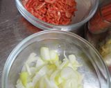 豆腐と桜えびのスープ。作り方1写真