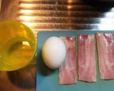 チャチャッと作る^_^ベーコンエッグ丼作り方1写真