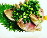 塩酒粕で旨♪カツオのお刺身&たたき風作り方4写真