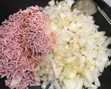 簡単絶品★玉ねぎとひき肉の焼肉風味炒め作り方1写真