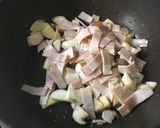 簡単、絶品エノキベーコンバター醤油パスタ作り方3写真