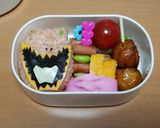 ミニオン　恐竜ジャー　遠足お弁当キャラ弁作り方1写真