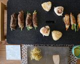 テーブルグリルで野菜肉巻き＆焼おにぎり作り方10写真