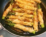 アスパラ豚肉巻き 甘辛しょうが焼き作り方6写真