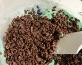 ミントチョコクリスピー作り方3写真