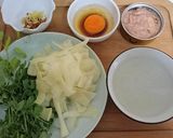 あたた生だしで大根と豆苗の春雨炒め作り方1写真