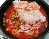 野菜ジュースで簡単リゾット作り方2写真