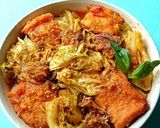野菜Jで～春キャベ鯖カレーパンリゾット❁作り方13写真