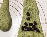 自家製天然酵母の甘納豆入りヨモギパン作り方8写真