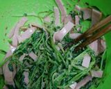 豆苗のサラダ(サラスパ)作り方3写真