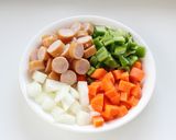 野菜ジュースで☆炊飯器おまかせピラフ作り方3写真