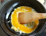 ふんわり玉子の豚キムチ炒飯作り方3写真
