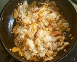 ふんわり玉子の豚キムチ炒飯作り方6写真