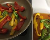 ピーマンとパプリカの焼き浸し作り方3写真