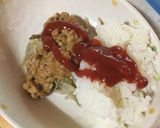 納豆とごぼうのケチャップまぜご飯作り方2写真