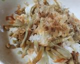納豆とごぼうのケチャップまぜご飯作り方3写真