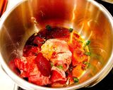 ♡圧力鍋で♡牛肉と大根の韓国風煮物♡作り方2写真