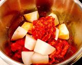 ♡圧力鍋で♡牛肉と大根の韓国風煮物♡作り方3写真