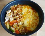 民泊飯 ７Ｐ食材のみでチーズダッカルビ？作り方6写真